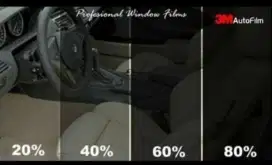 kaca film mobil. Kanopi rumah kantor panggilan