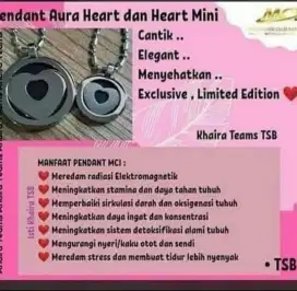 Kalung Pendant Aura Heart Mini