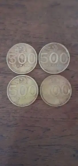 Uang koin kuno 500 rupiah