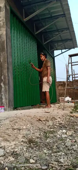 Roling door folding gate