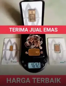 Terima Jual Emas,logam mulia, berlian Tanpa surat