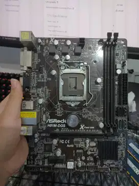 MOBO ASROCK H81M DGS LGA 1150 MULUS LANCAR