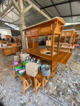 Gerobak roda Angkringan paket lengkap murah berkualitas