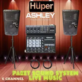 Paket Sound System Live Music HUPER - Ashley Original Paket Hemat