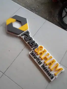 Logo timbul Styrofoam