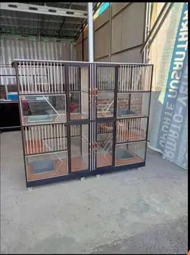 kandang kucing aluminium