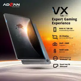 Tablet Advan VX Lite Ram 6/128GB Tab Terkencang Sedunia Diatas A7 Lite