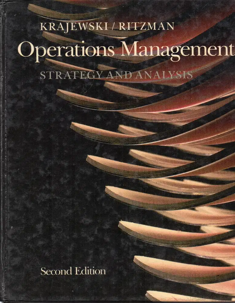 Operations Management Strategy And Analysis