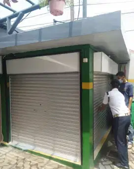 Rolling door, Folding gate, Kusen almunium. Dll