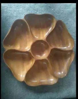 Piring saji cemilan/kue kering Dr Kayu Philippines. Vintage