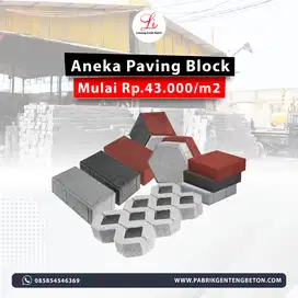 Paving Block K300 K350 K400 PT Lawang indah Beton Harga Termurah