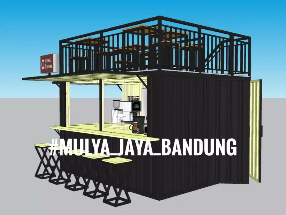 BOOTH SEMI KONTAINER ROOFTOP