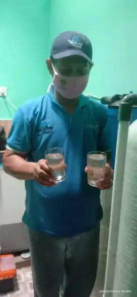 Filter saringan air kuning berminyak bau zat besi keruh butek dll