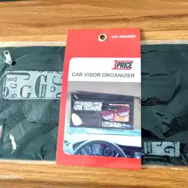 Car visor organizer