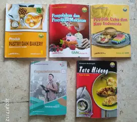 Dijual buku² pelajaran SMK/SMIP jurusan tata boga