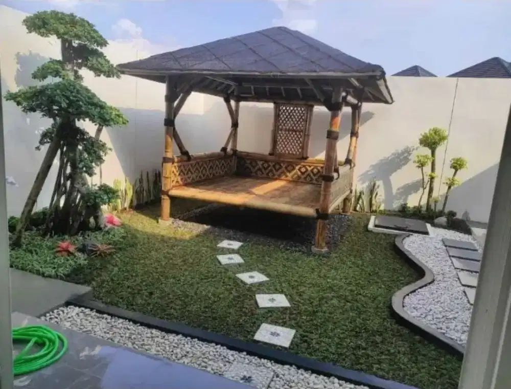 Saung hiasan taman/saung gajebo