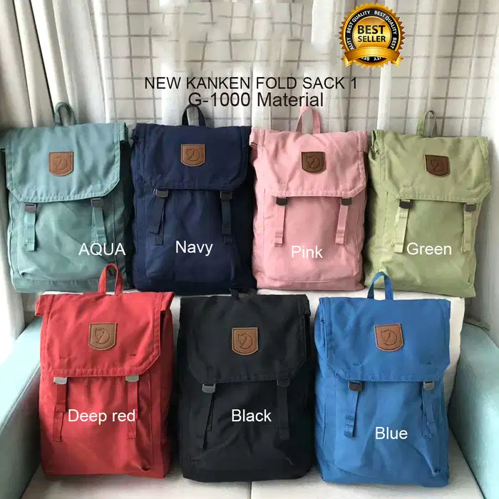 NEW Tas FJALLRAVEN Kanken FoldSack No.1 Backpack / Ransel Kanken Bag