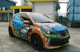 STIKER MOBIL FULL BODY/ BAGIAN KAP MESIN/ BAGIAN ATAP ROOF MOBIL