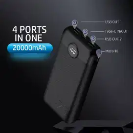 Power Bank Mofit 20.000mah kuat tahan lama