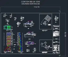 Jasa Gambar Autocad 2D / Jasa Drawing Autocad 2D / Ijin Reklame