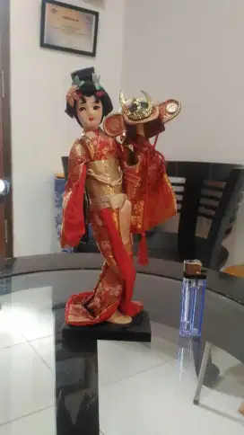 Boneka Jepang Asli Pajangan Bagus