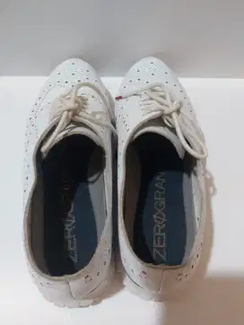Women Cole Haan Zerogrand Wing Ox - Optic White/Leather