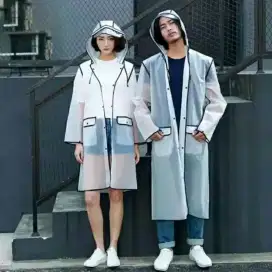 Jas Hujan Transparant Unisex