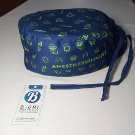 TOPI DOKTER CUSTOM (SCRUB/SURGICAL CAPS) TEXTILE-PRINTING