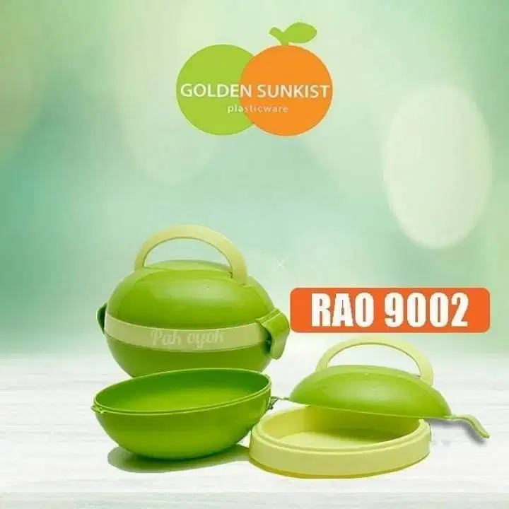 Tepak Makan Oval / Tempat Bekal Anak Oval