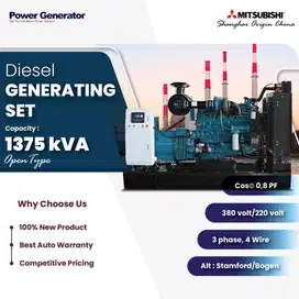 Genset Mitsubishi Origin China 1375 kVA - Open Type