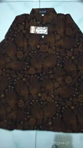 Dijual baju batik Gandring size L