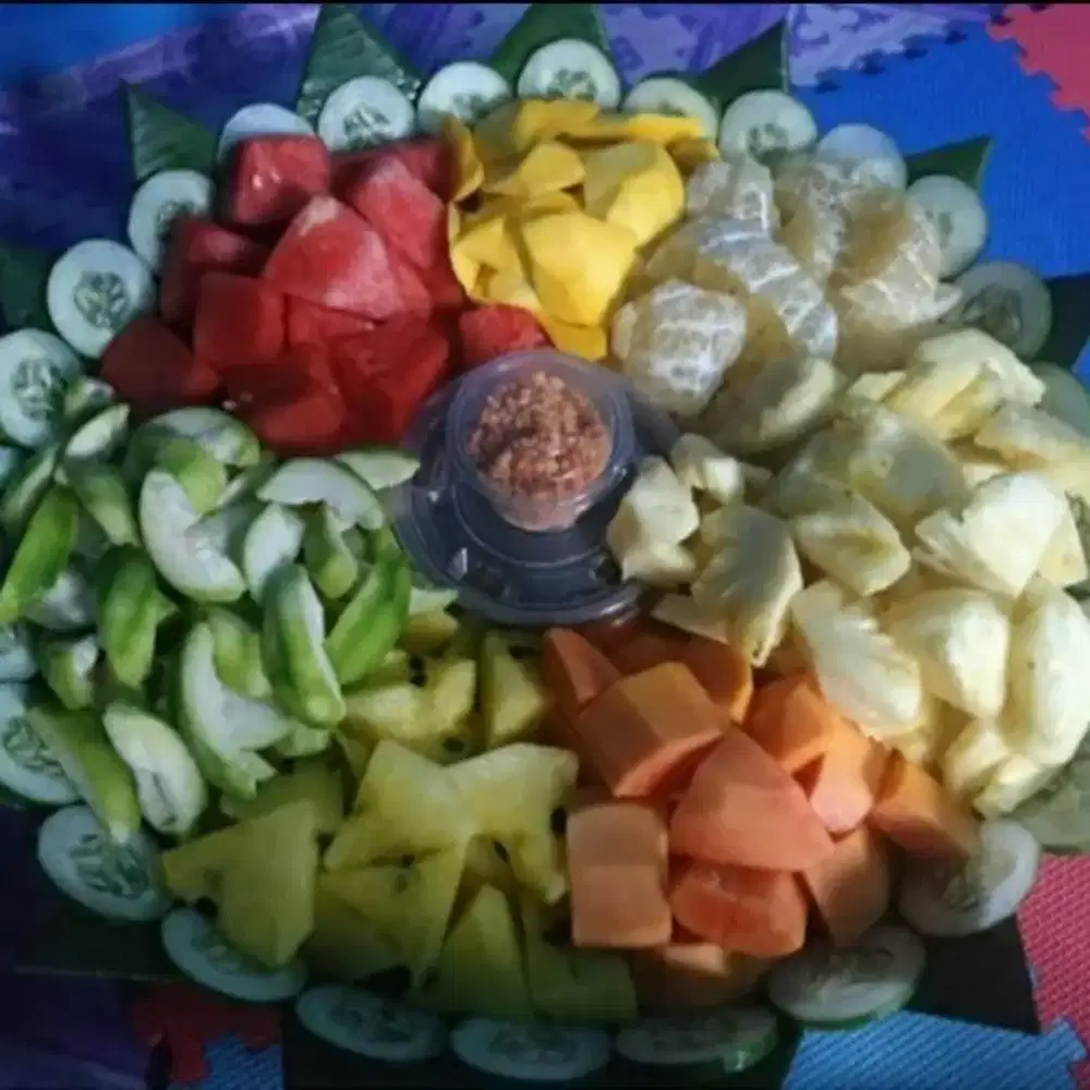 (Pencokan Buah Jumbo Enak dan Sehat)