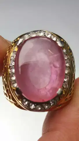 Jual Batu Cincin Permata Red Pinkish Ruby Crystal Bagus sekali