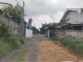 Tanah kavling zona industri & pergudangan luas 500 m akses kontainer