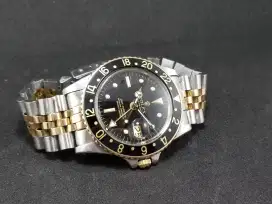 Ori 60s Rolex GMT Master 1675 black nipple Gilt Dial patek breitling