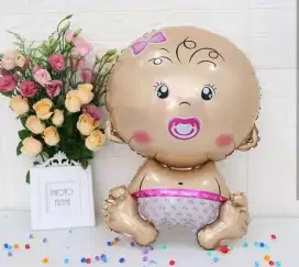 Balon Foil Baby Girl dan boy jumbo