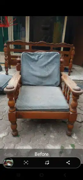 SERVIS KURSI JATI  BUBUT