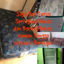 Saya beli lagi Springbed bekas dan barang rumah tangga anda