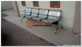KURSI TUNGGU KURSI KANTOR KURSI BANDARA MODEL 3 DAN 4 DUDUKAN COD