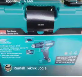 (rumah teknik jogja)mesin bor portable/bor cordless makita