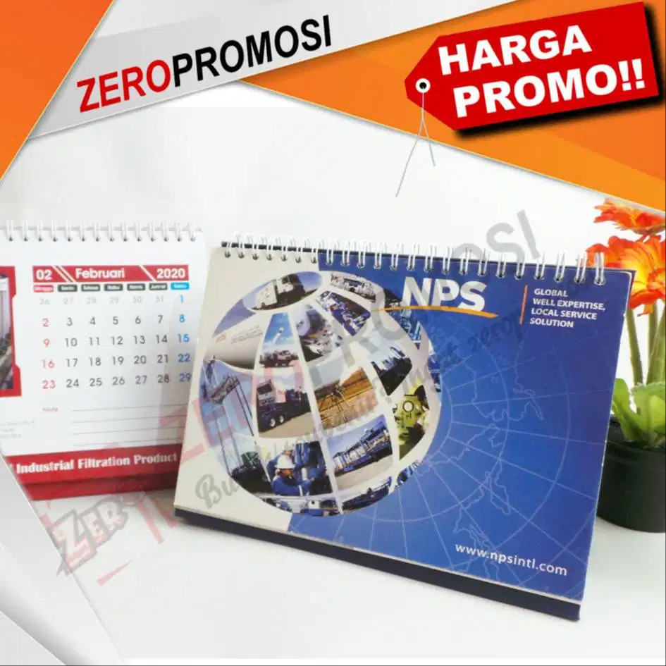 Souvenir Kalender Meja Kalender Duduk