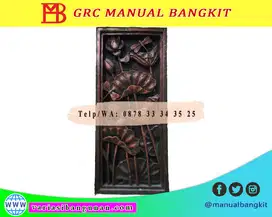 Ornamen Motif Bunga Lotus Beton