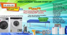 Paket usaha laundry kiloan 1