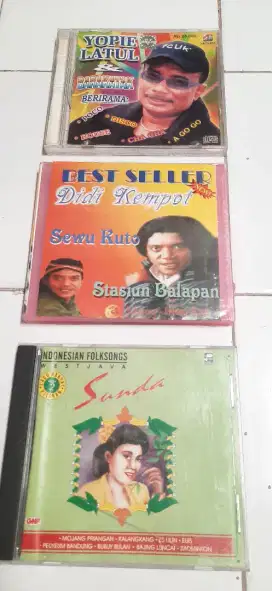 CD album YOPIE LATUL&DIDI KEMPOT&POP SUNDA