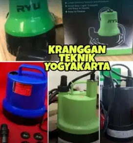 (KRANGGAN TEKNIK)pompa celup kolam ikan wasser, ryu terlengkap merknya