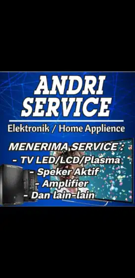 Service tv led lcd plasma lokasi marelan