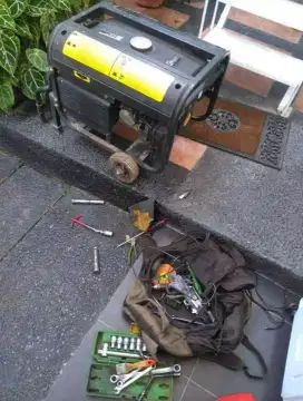 Siap Service Genset Mesin Parut Kelapa Kompresor Stamper