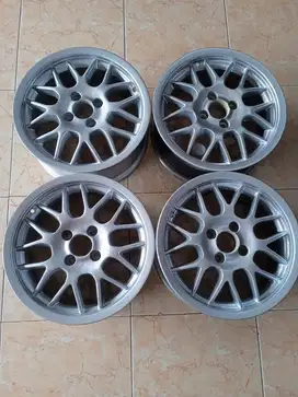 Velg BBS R15 4x100 Jazz yaris swift lancer agya brio march city vios