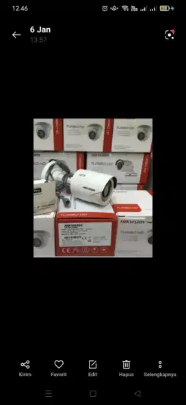 Pasang cctv hikvision hd tvi