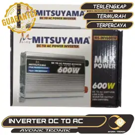 Power Inventer 600W Mitsuyama Power Inverter 12V DC ke AC 600 Watt